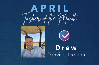 Hyer Tasker of the Month, April 2025 Tasker of the Month, Hyer
