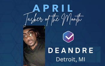 Hyer Tasker of the Month, April 2026 Tasker of the Month, Hyer